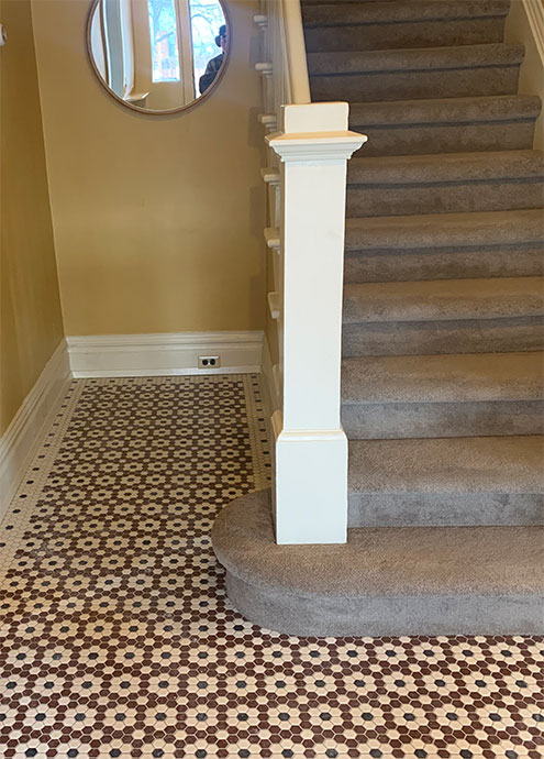 floor tile installation